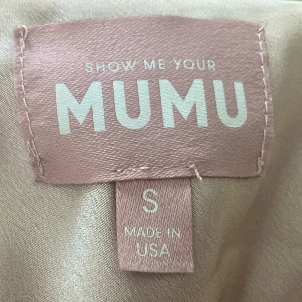 Show Me Your Mumu Spaghetti Strap Satin Verona Cowl Dress‎ Size Small